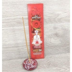 Muladhara Chakra Stick Incense & Holder Set Spirituality Meditation Gift